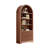 70.08"H Arched Storage Bookcase-970836480