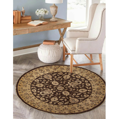 Augusto Brown Rug 4'2" x 4'4"