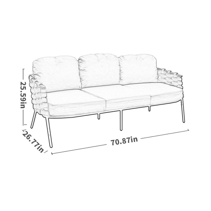 Coussins d'extérieur avec coussins Sunbrella® 70,87 Montarius