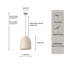 Luminaire suspendu simple à intensité variable avec abat-jour en rotin 1 lumière Derrytown-1606422038