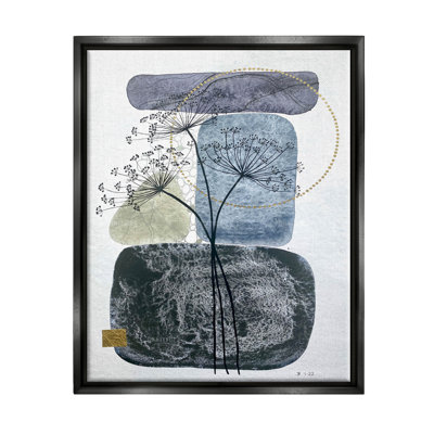 " Modern Layered Botanical Pebbles " by Jocelyn Benford