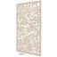 Panneau mural décoratif VIMA (Avines) - L 48 po x l 24 po, panneau de PVC blanc avec clôture à écran privé pour la rénovation et la décoration murale-57508236