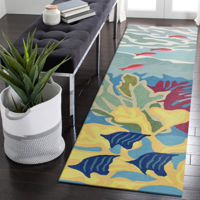 Hemsworth Performance Hand Tufted Abstract Indoor / Outdoor Rug