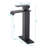 Waterfall Spout Bathroom Sink Single Handle Faucet with Pop-Up Drain, Durable and Easy to Install