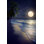 Plage et pleine lune par Jkkapan - Photographie sur toile tendue