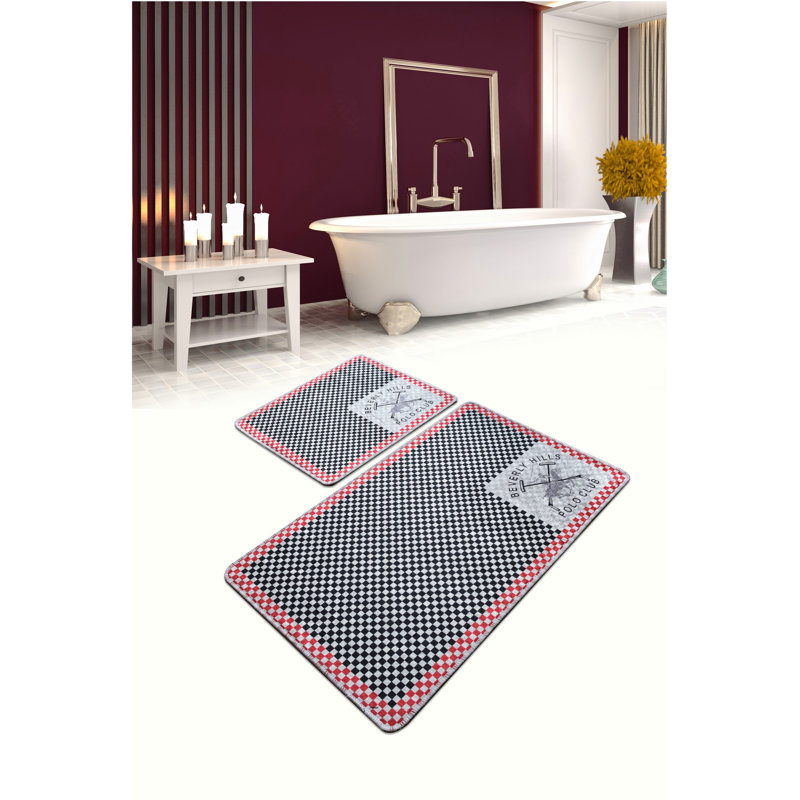 Velvet Non-Slip Bath Rug