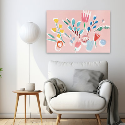 Plantes, fleurs, fleurs fluides, art mural