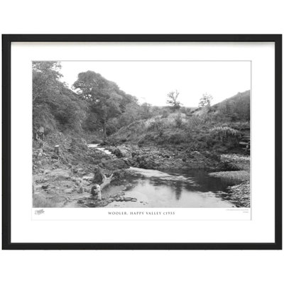 Wooler, Happy Valley C1955 - Single Picture Frame Print