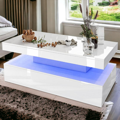 Barreau Pedestal Coffee Table with Storage
