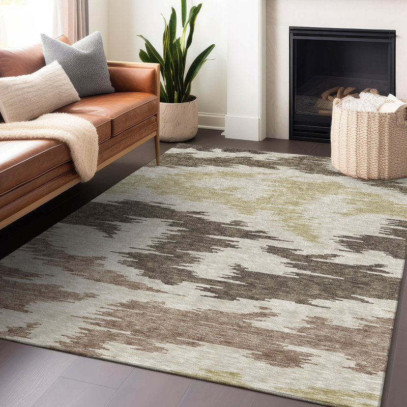 Tapis chocolat de qualité supérieure lavable à la machine, Rectangle 10 pi x 14 pi