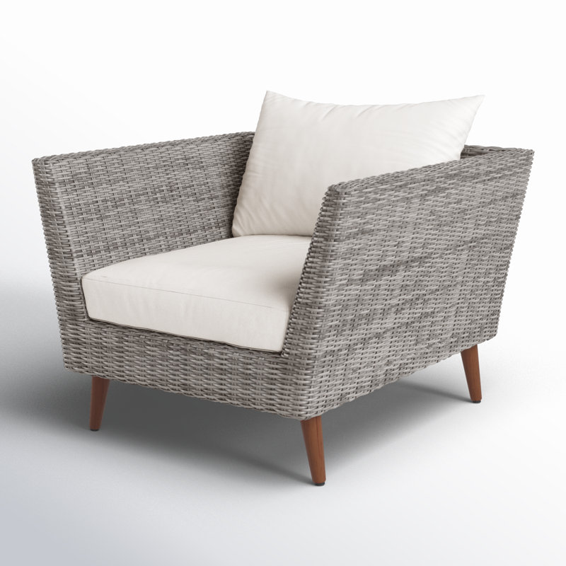 Chaise de patio avec coussins