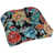 Black/Red/Orange Floral