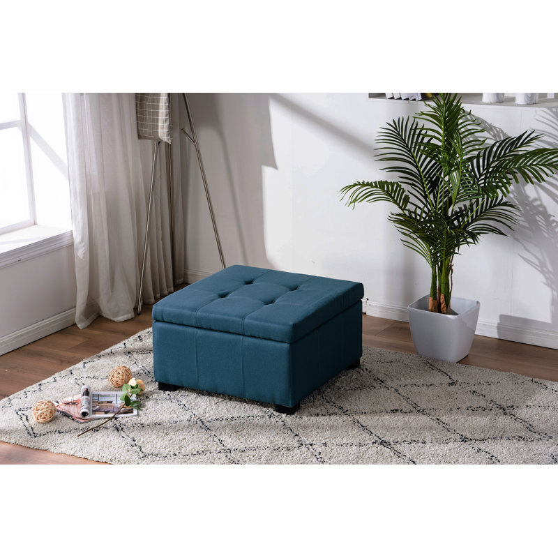Repose-pieds de rangement Ruthven, Vert