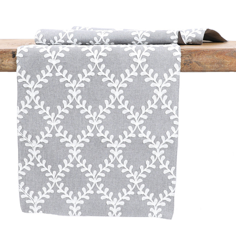 Edingworth Geometric Table Runner, 108" L x 15" W