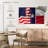 Borges US And Texas Flag-107991230