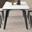 Ensemble de table de salle à manger et chaises Matte Rock-106687062