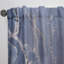 Encre liquide I grise et bleue - Rideau abstrait - Velours obscurcissant - 1 panneau-75461364