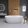 65'' x 29'' Freestanding Soaking Acrylic Bathtub