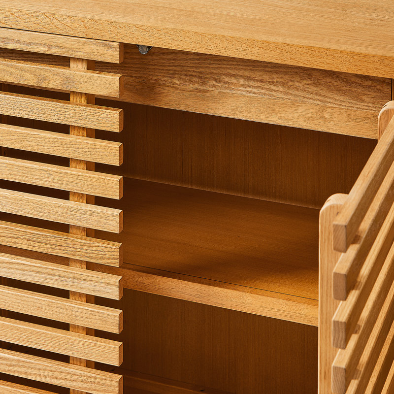 Armoire de rangement Hernest, Naturel