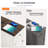 Roller End Table With Storage Charging Station Hidden Usb Ports And Outlet-114684600