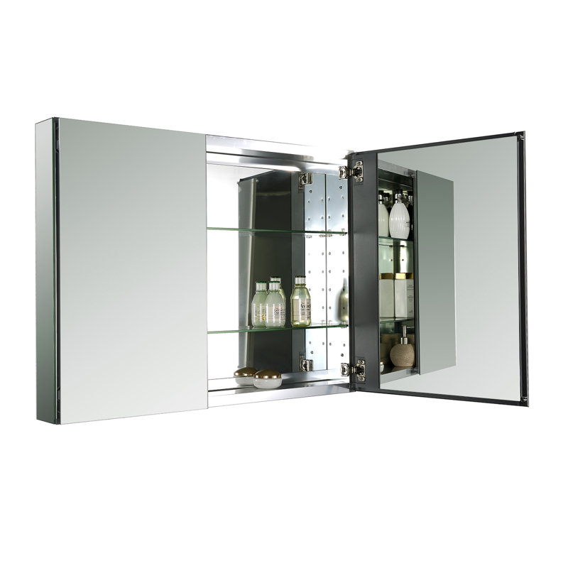Ensemble de meuble-lavabo simple 51 po avec miroir Freeland, Gris calypso