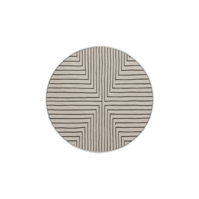 Machine Washable Beige Area Rug