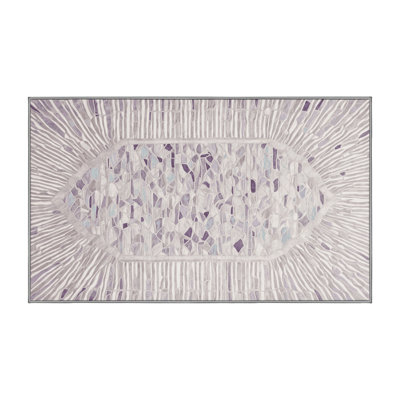 Machine Washable Gray Area Rug