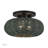 Deluna 3 Light Black Large Semi-flush