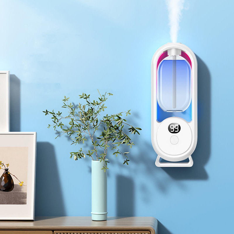 Scent diffuser Digital Display Aromatherapy  With Automatic  Spraying And Ambient Lighting 50ml, Blue