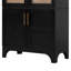 Armoire de type vitrine avec porte en verre trempé-113523552