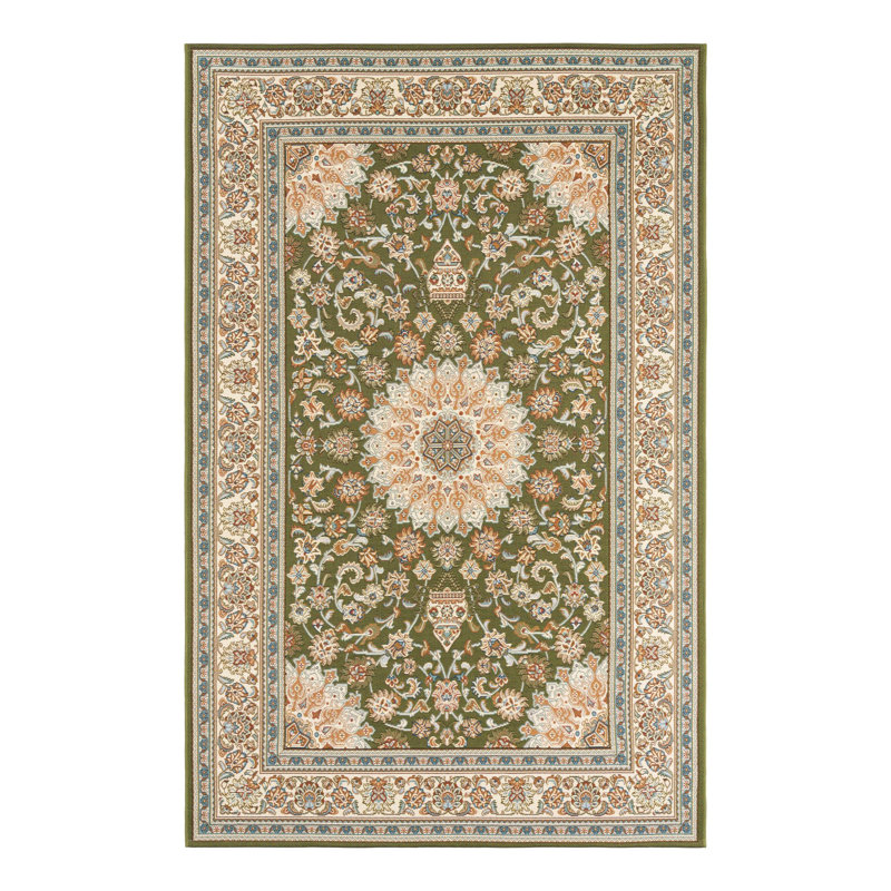 Indoor/Outdoor Traditional Area Rug, Rectangle 5'3" x 8'