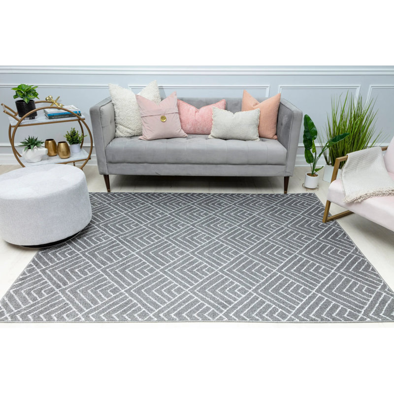 Angeleah Geometric Indoor Rug, Rectangle 8'3" x 10'0"