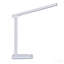 Lampe de bureau à DEL réglable à 360 °, port de charge USB, 5 modes d'éclairage et luminosité à intensité variable, lampe de chevet pour lire, bricoler, travailler, étudier (blanc)