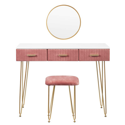 Dacian Dressing Table with Mirror