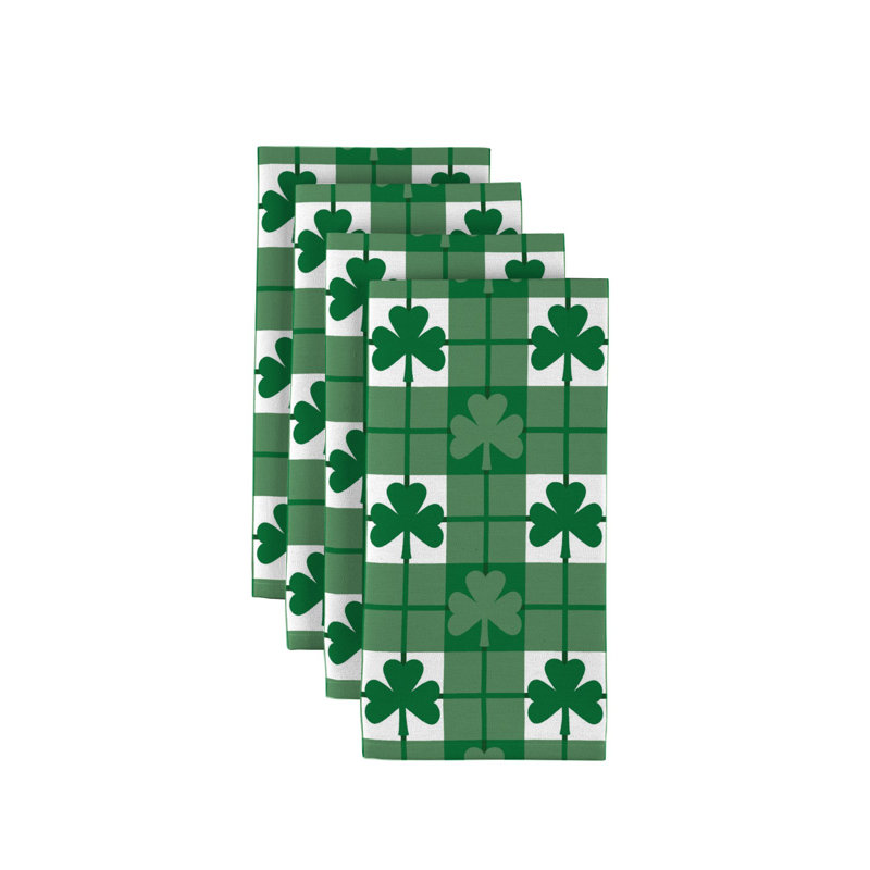 Polyester Floral Square Napkin