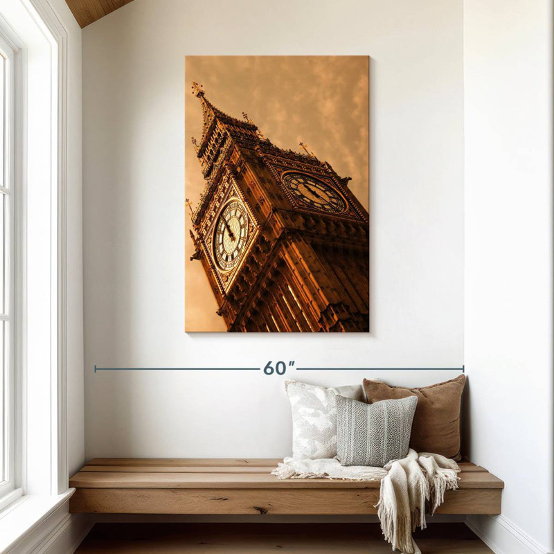 Nicci Low Angle Big Ben Tower, 45" H x 30" W