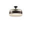 Futura Ceiling Lamp G Amber Brass Matt Black 1 E26 Ul-730153288-730153287