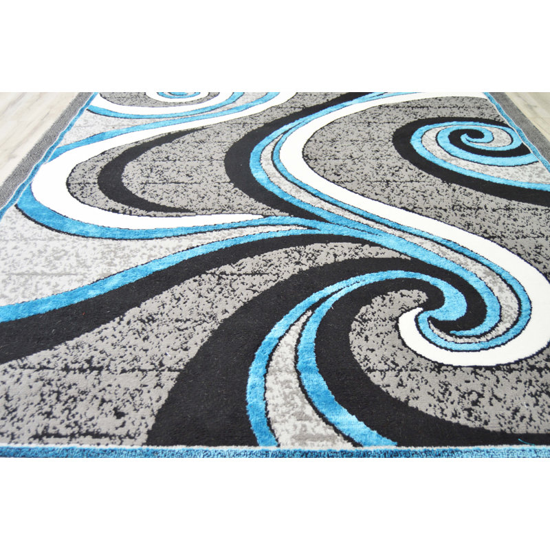 Auley Performance Abstract Indoor Rug