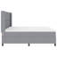  Lit sommier tapissier avec matelas 35,4 x 74,8 po gris foncé-1359583247-1359583246
