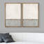 «Grunge Mid-Century Geometric Liness», 2 pièces sur toile-99016454-99016458