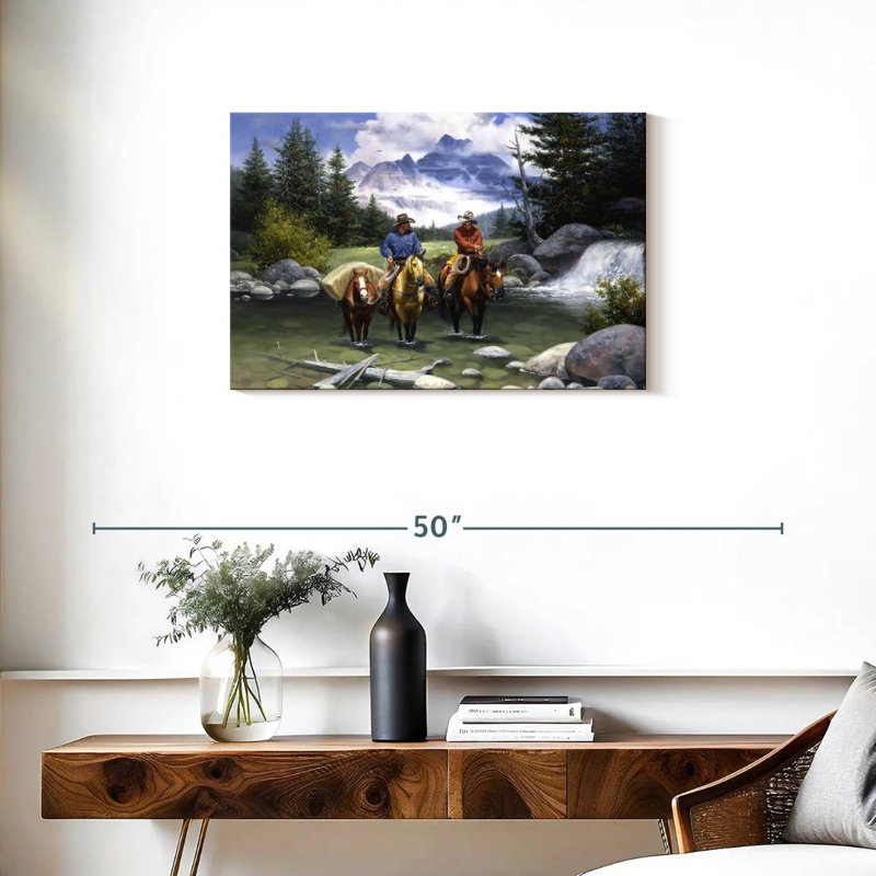 Lelar Clear Water Crossing, 20" H x 30" W