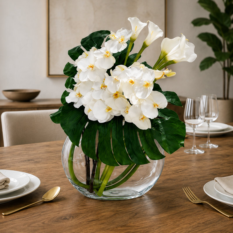 Faux Floral in Vase
