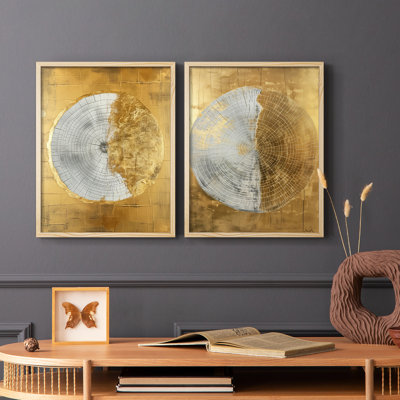 ABSTRACT Series CCxx - reproduction encadrée de qualité supérieure - prête à être accrochée - aucun clou requis - aucun clou requis