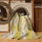 Machine Washable Abstract Beige Area Rug