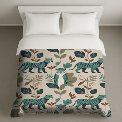 Leopard Leaf Pattern Duvet Covers