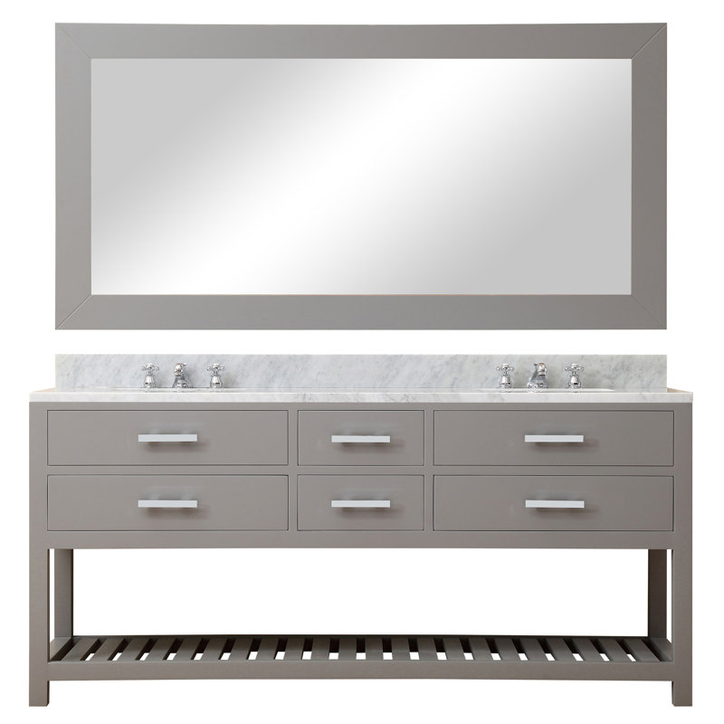 Madalyn 72'' W Vanity, Cashmere Gray