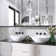 Aurora Glossy 3" x 3" Glass Hexagonal Mosaic Tile