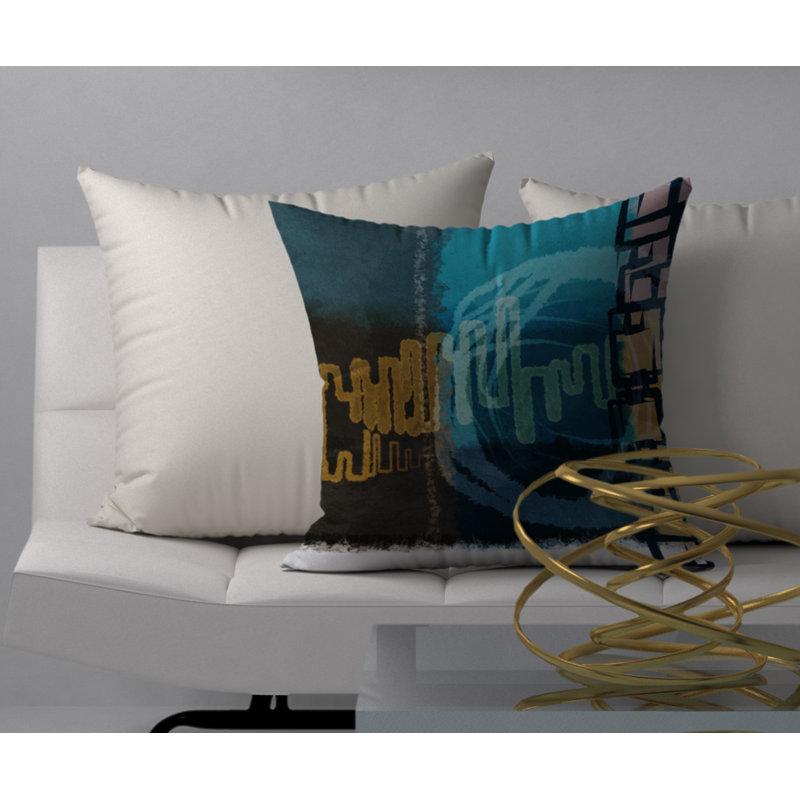 Coussin décoratif carré loisir a1, 24 po x 24 po