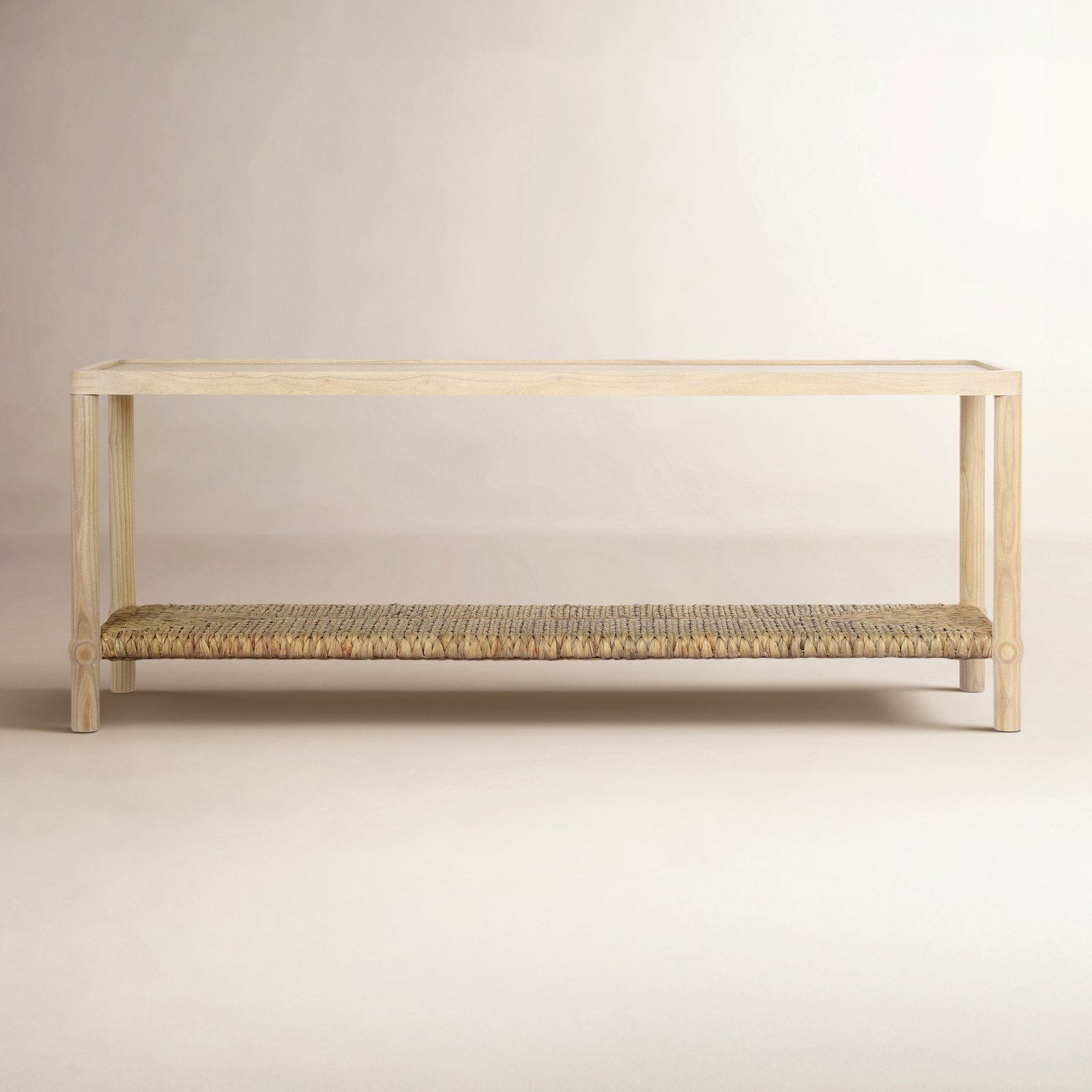 Gabriella 79" Console Table, Light Natural Sungkai