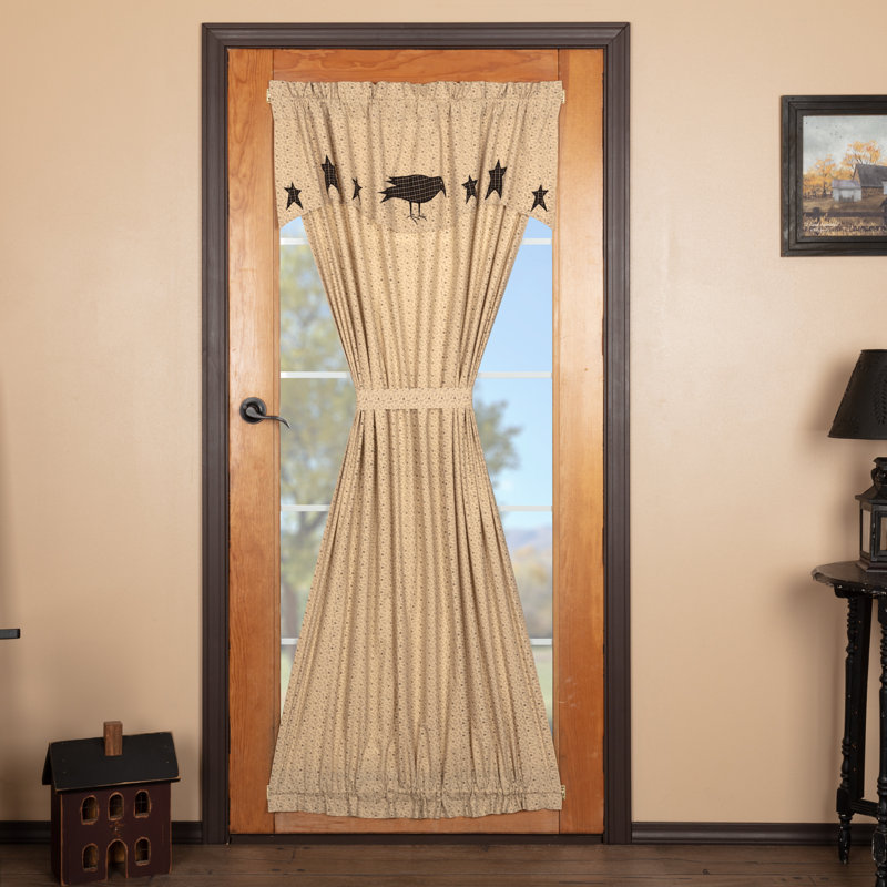Panneau de rideau simple en coton avec passe-tringle Kettle Grove